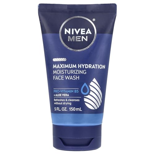 NIVEA FOR MEN Original Moisturizing Face Wash 5 oz (Pack of 6)