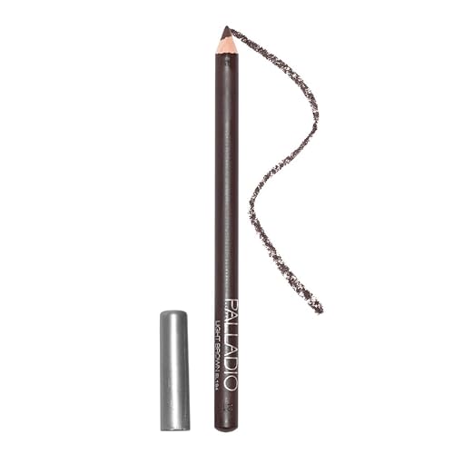 Palladio Wooden Eyeliner Pencil, Thin Pencil Shape, Easy Application, Firm yet Smooth Formula, Perfectly Outlined Eyes, Contour and Line, Long