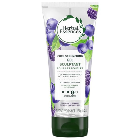Herbal Essences, Curl Scrunching Gel, Scent Notes Of Berry, 6 Ounce