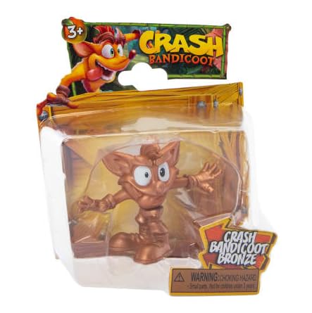 JAKKS Pacific Crash Bandicoot Bronze 3 inch Action Figure - New