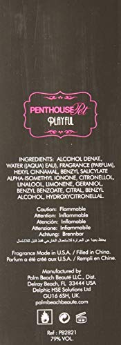 PENTHOUSE Playful Eau de Parfum Spray for Women, 3.3 Ounce