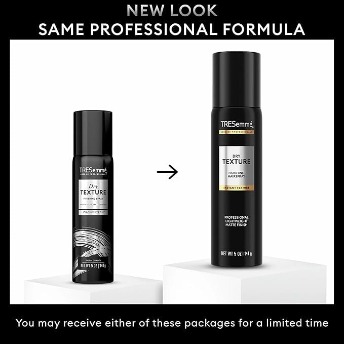 TRESemme Dry Texture Finishing Spray Matte Finish, Texturizing & Volumizing, 24H Humidity & Frizz Control, 5 Oz (Pack of 3)