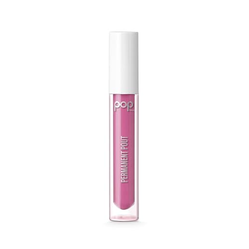 POP Beauty PERMANENT POUT | POWER PINK - Long Lasting Liquid Lipstick, Matte Finish, Full Coverage Colour