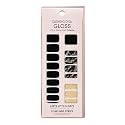 Dashing Diva Gloss Nail Strips - Black Obsidian | UV Free, Chip Resistant, Long Lasting Gel Nail Stickers | Contains 32 Nail Wraps, 1 Prep Pad, 1 Nail Beauty & Personal Care Dashing Diva