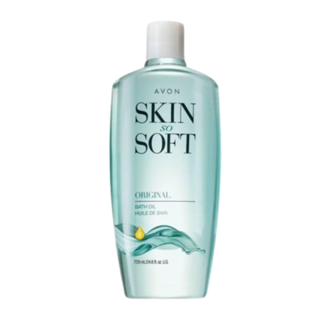 AVON Skin So Soft Bonus-Size Original Bath Oil for Women - Jojoba Moisturizing Body & Shower Oil for Dry Skin Care, Bath Additive for 48-Hour Intense Beauty and Personal Care AVON Default Title