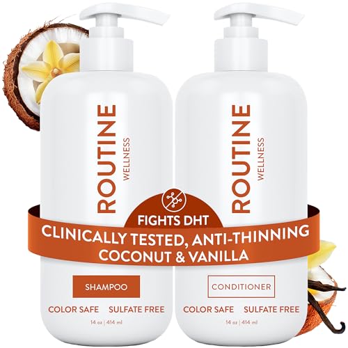 Routine Wellness Anti-Thinning Shampoo & Conditioner - Coconut & Vanilla Beauty and Personal Care Routine Wellness Default Title