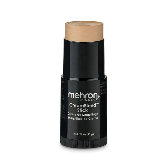 Mehron Makeup CreamBlend Stick | Face Paint, Body Paint, & Foundation Cream Makeup | Perfect for Halloween .75 oz (21 g) (Medium 1)