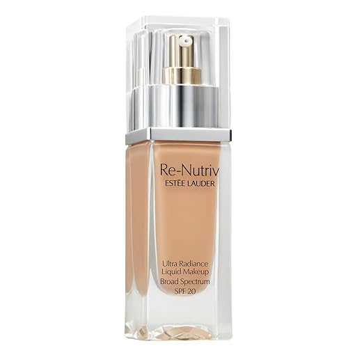 Estée Lauder Re-Nutriv Ultra Radiance Liquid Foundation SPF 20 | Luxurious, Hydrating, Long-Wearing, 1 Fl Oz, 3N2 Wheat