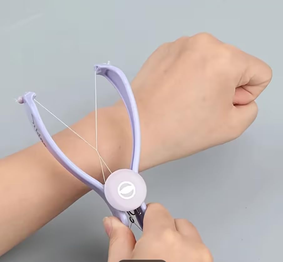 2 Spool X 300M Organica Organic Cotton Eyebrow Threading Thread - India - Dermaplaning Epilator Tool for Upper Lip Chin Forehead Ibrow Hair Removal Beauty and Personal Care UNIQUE KAFTANS
