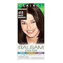 Clairol Balsam Permanent Hair Dye, 615 Dark Brown Hair Color, Pack of 1