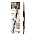 Revlon ColorStay Eyebrow Pencil with Spoolie Brush, Waterproof, Hair-Like Strokes, Stocking Stuffer for Her, 205 Blonde, 0.021 oz