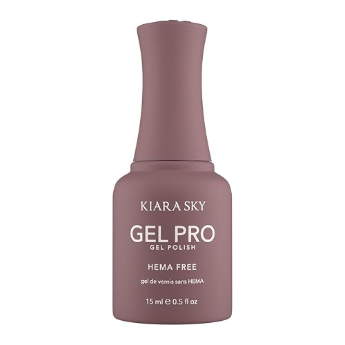 KIARA SKY Gel Pro HEMA-Free Gel Nail Polish | Full Coverage, 28+ Day Wear, Self-Leveling, UV/LED Soak-Off, 0.5 fl oz | Make Your Mauve #107 Beauty & Personal Care KIARA SKY