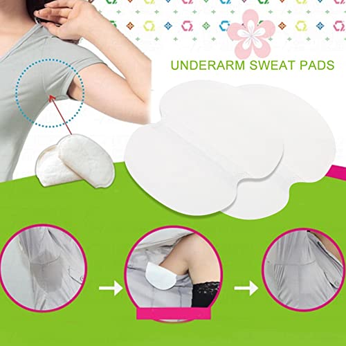 Armpit Pad for Under Breasts, Disposable Underarm Sweat Absorbent Pads Unisex Cotton Armpit Sweat Protector Guard (10PCS) Beauty and Personal Care Ejoyous