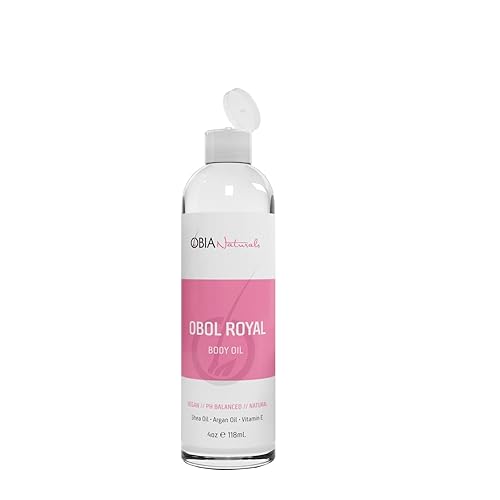 OBIA Naturals Obol Body Oil Hydrating Argan Oil Formula, Dry Skin Moisturizer & Hydrating Body Massage Oil, for Radiant & Healthy Looking Glow