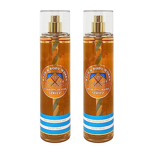 Bath & Body Works Fragrance Mist 2-Pack 8oz Each (Sparkling Orange Spritz)