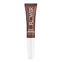 FLOWER BEAUTY By Drew Barrymore Lowlight Liquid Contour - Natural Finish + Buildable Coverage - Built-In Cusion Applicator - Deep