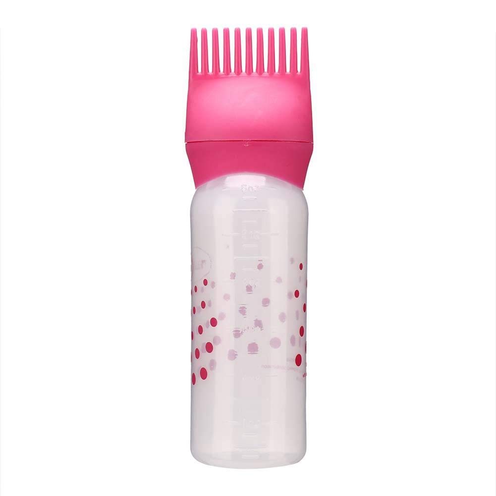 Hair Dyeing Bottle Applicator, Hair Coloring Applicator Bottle with Comb Hairdressing Tool for Both Professional and Home DIY Use(3#)