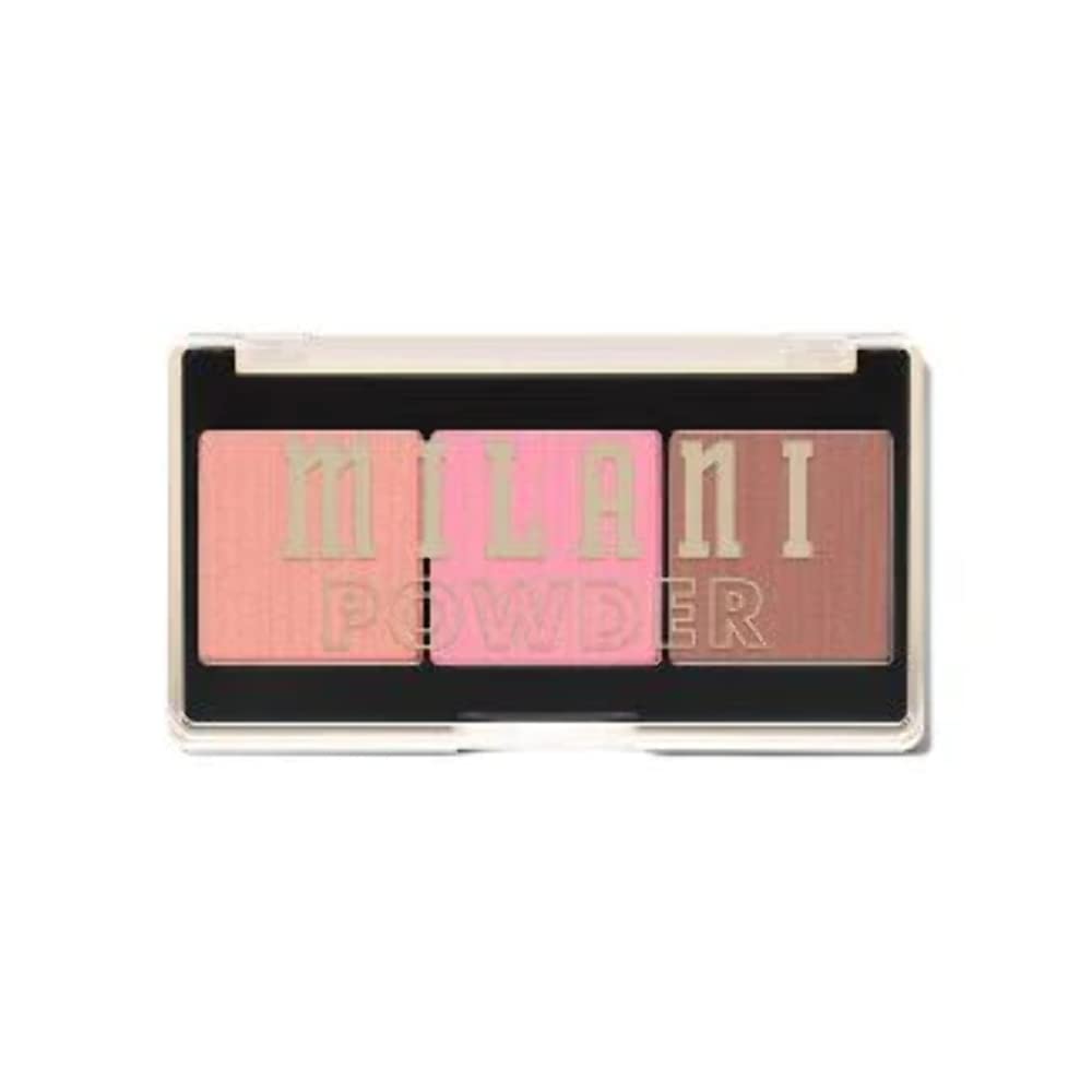 Milani Cheek Kiss Blush Palette Powder - Golden Hour Glow 120-0.26oz