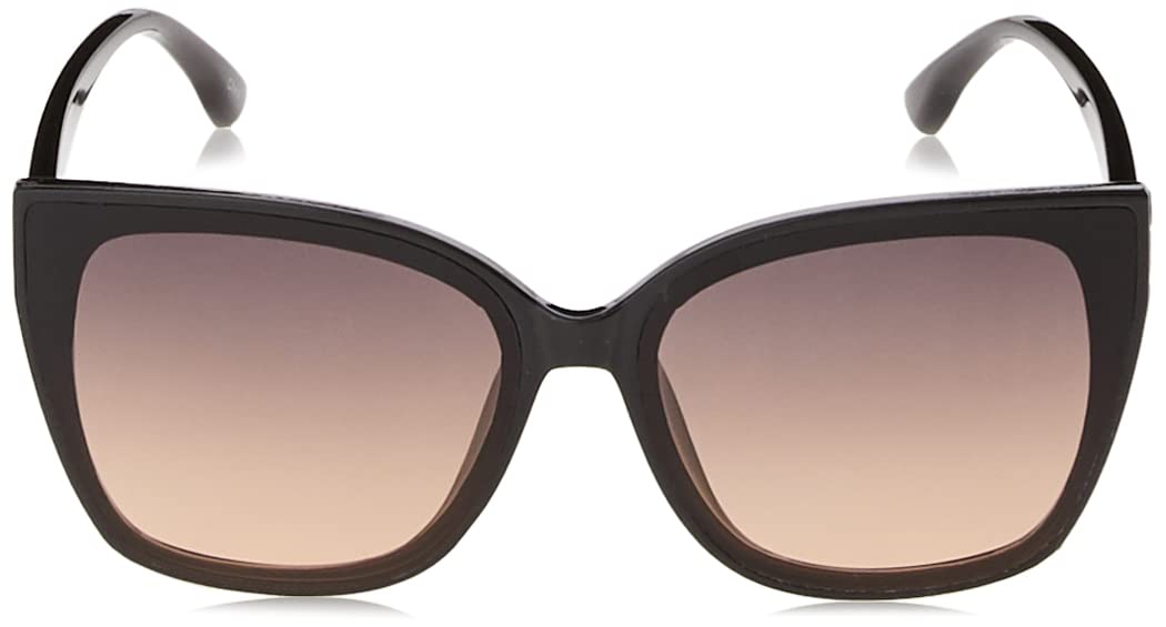 SOUTHPOLE Women's 1086SP Sparkling UV400 Protective Cat Eye Sunglasses. Cool Gifts for Her, 62 mm, Black