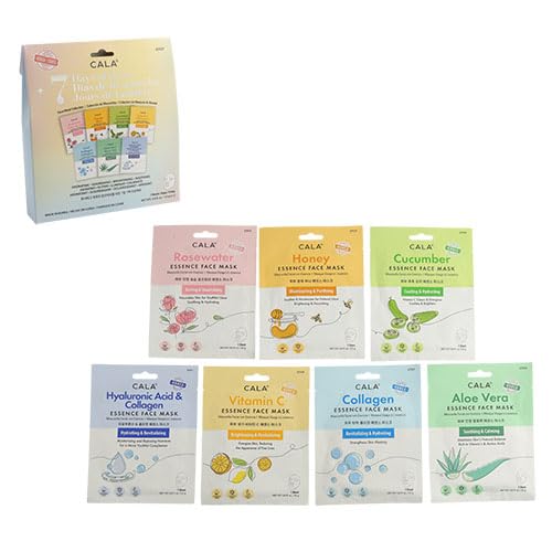 7 DAYS OF GLOW ESSENCE FACE MASKS(7PCS)