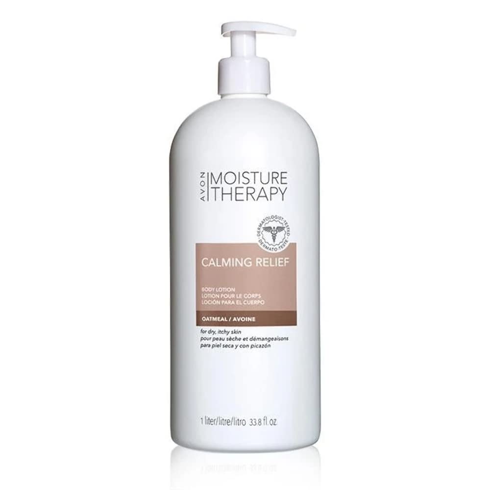 Avon Moisture Therapy Calming Relief Body Lotion, 33 FL OZ, LOT of 2