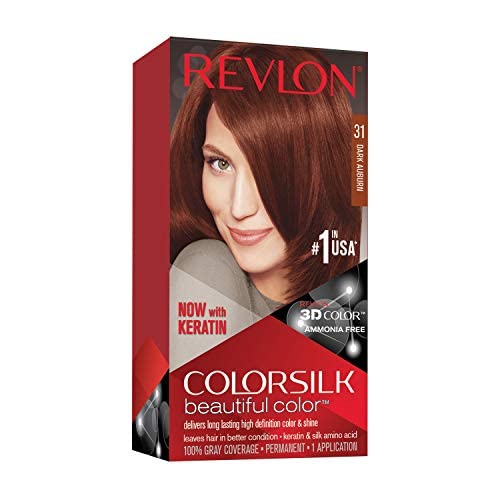 Revlon ColorSilk Hair Color, [31] Dark Auburn 1 ea (Pack of 11)