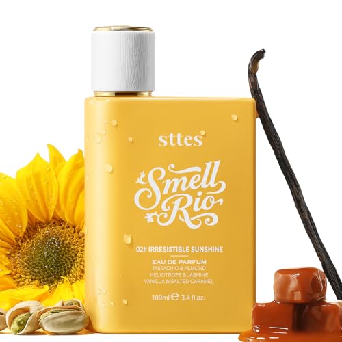 Sttes Perfume 02# Irresistible Sunshine for Women - Pistachio, Vanilla & Salted Caramel Eau de Perfume 100ml (3.4fl oz) Sweet Gourmand Caramel Vanilla Beauty and Personal Care Sttes Default Title