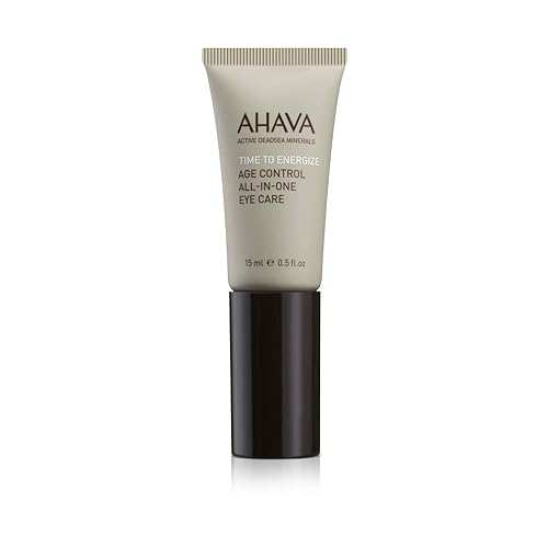 AHAVA Time To Energize Men's Age Control All-in-One Eye Care - Refreshing & Hydrating Gel to Smooth Undereye Area, Reduce Dark Circles, with Osmoter