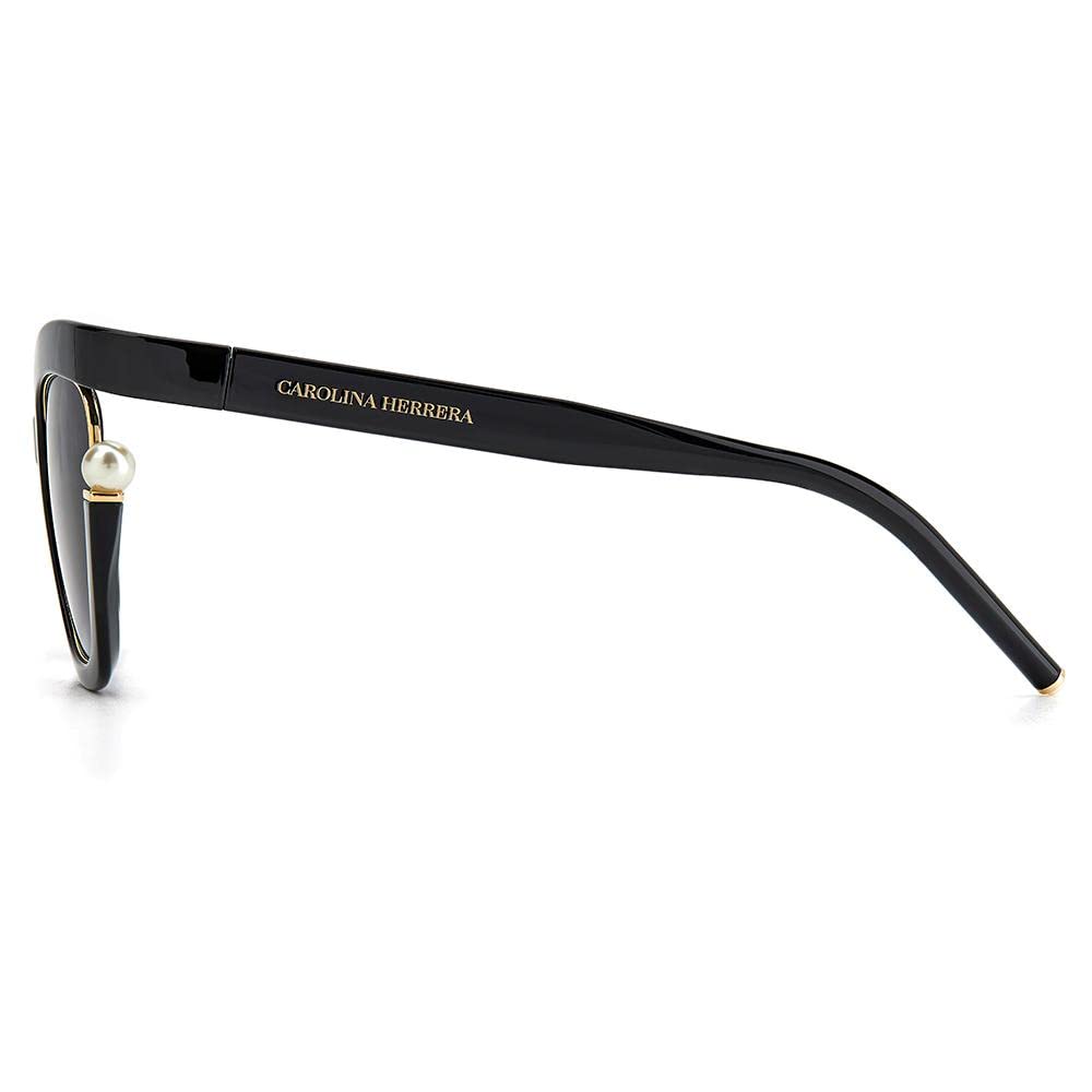 Carolina Herrera CH 0002/S Black/Dark Grey Shaded 53/21/140 women Sunglasses