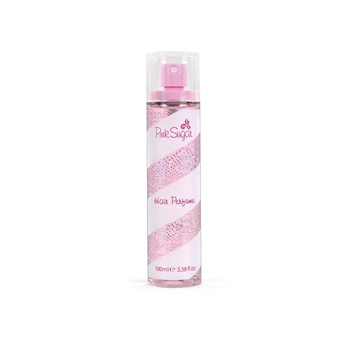 Pink Sugar Hair Perfume for Women, Body Mist Fragrance, Floral + Fruity, Notes of Raspberry, Cotton Candy, and Vanilla, Sweet and Light Scent, 3.38