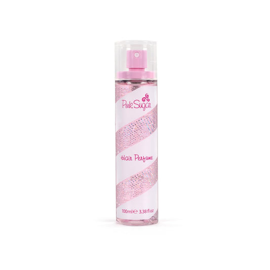 Pink Sugar Hair Perfume for Women, Body Mist Fragrance, Floral + Fruity, Notes of Raspberry, Cotton Candy, and Vanilla, Sweet and Light Scent, 3.38