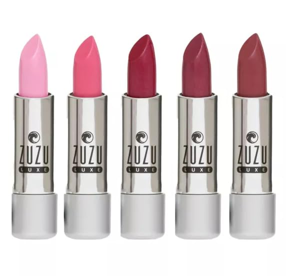 Zuzu Luxe Lip Color Lipstick (Dollhouse Pink - Bubblegum Pink/Cool Crème), Natural Hydrating Lipstick, Paraben Free, Vegan, Gluten-free, Cruelty-free