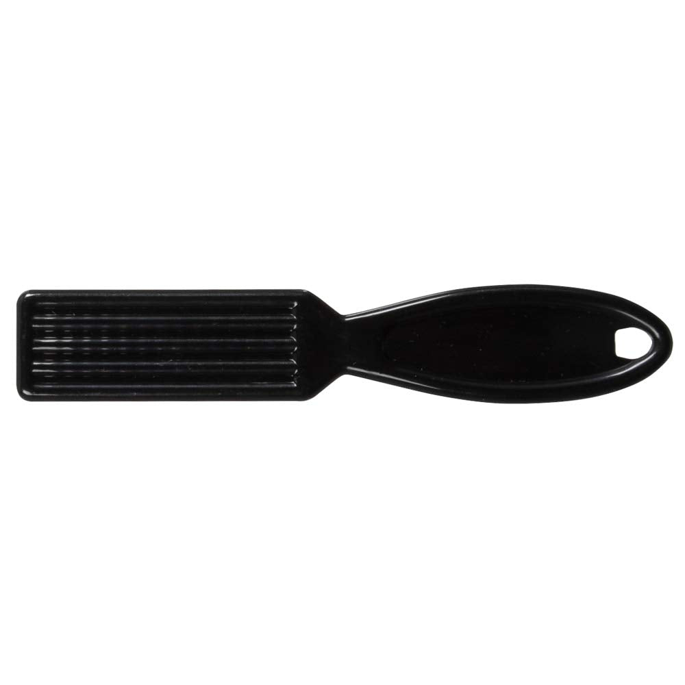 ForPro Professional Collection Premium Nail Brush, Professional Nail Scrub Brush for Cleaning Toes and Fingernails, 5.5” L, Black, 12-Count