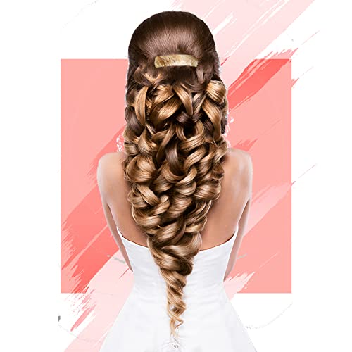 Retro Large Hair Barrettes for Women, Hair Clips French Clip Barrettes Exquisite Hair Clips for Women Ladies, pack of 6 (Classic Pattern)