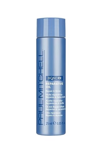 Paul Mitchell Bond Rx Reparative Oil, Repairs + Adds Shine, For Chemically Treated + Damaged Hair, 0.85 fl. oz.