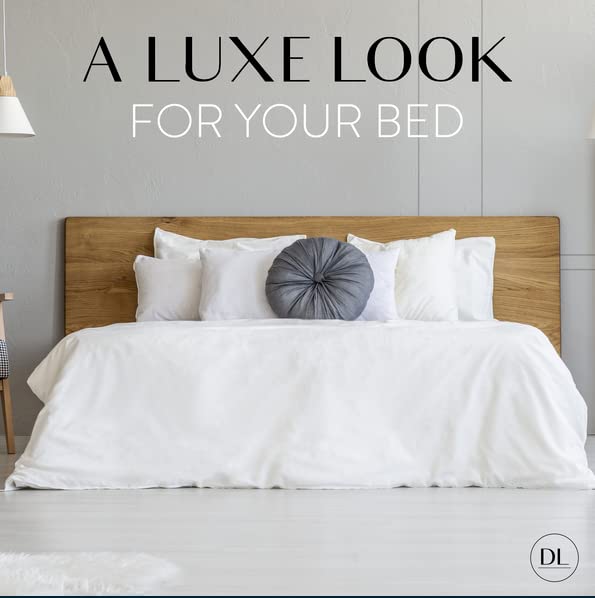 Danjor Linens Bed Sheet Set King Size for Hot Sleepers, Hotel Premium Sheets with 4 Pillowcases, Lightweight Brushed Microfiber Deep Pockets,