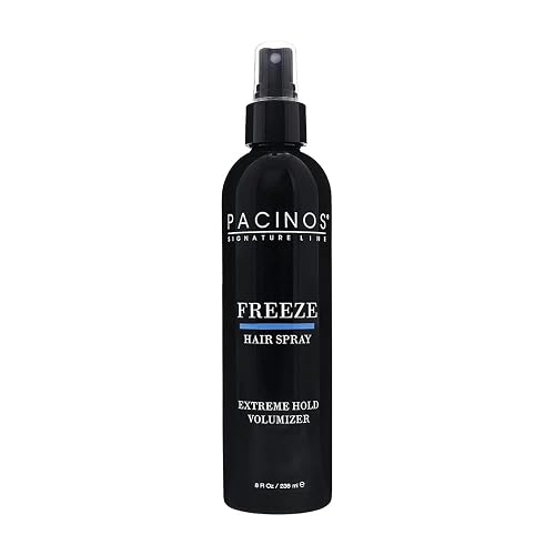 Pacinos Hair Grooming FREEZE Hair Spray Extreme Hold Volumizer 236ml