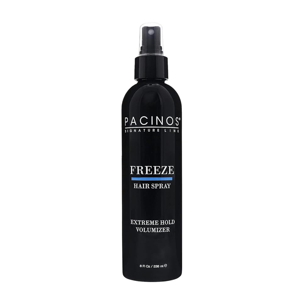 Pacinos Hair Grooming FREEZE Hair Spray Extreme Hold Volumizer 236ml