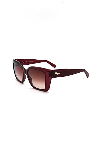 Salvatore Ferragamo Brown Acetate Women's Sunglasses