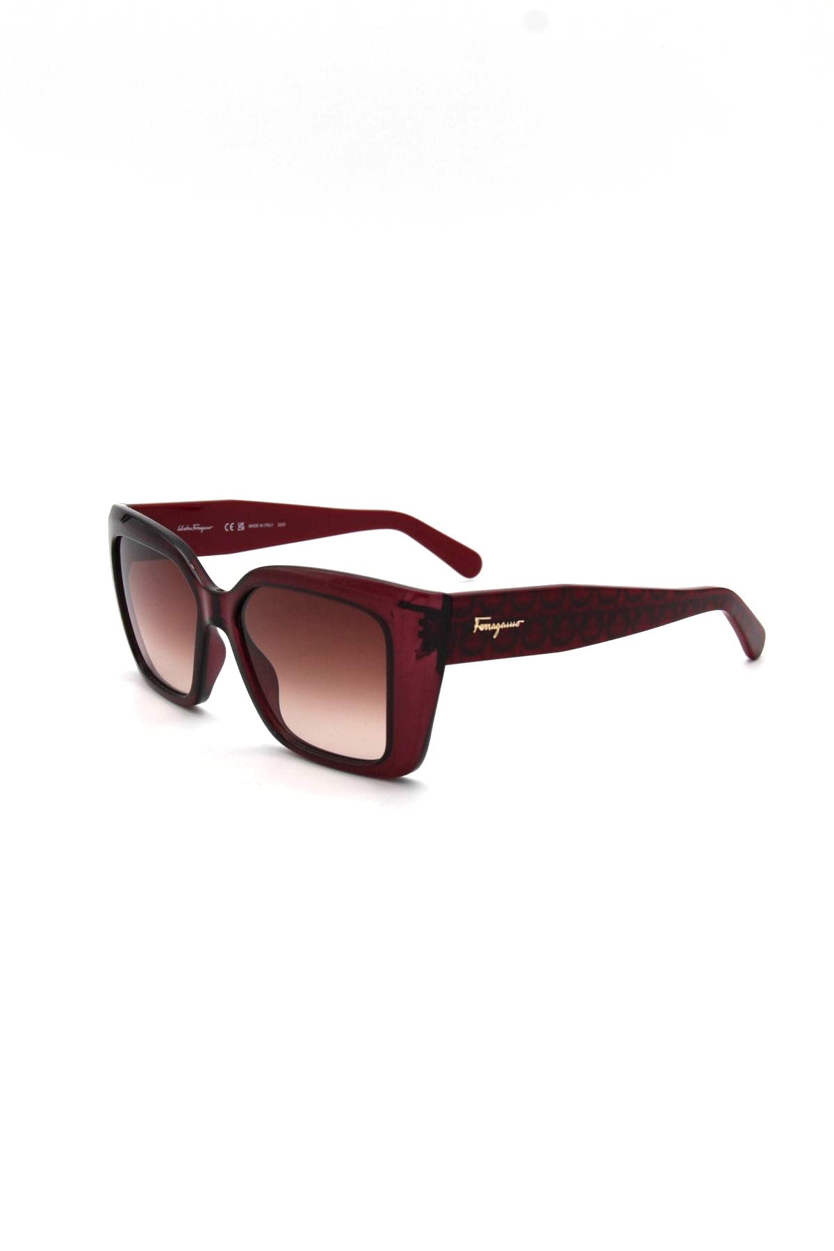 Salvatore Ferragamo Brown Acetate Women's Sunglasses