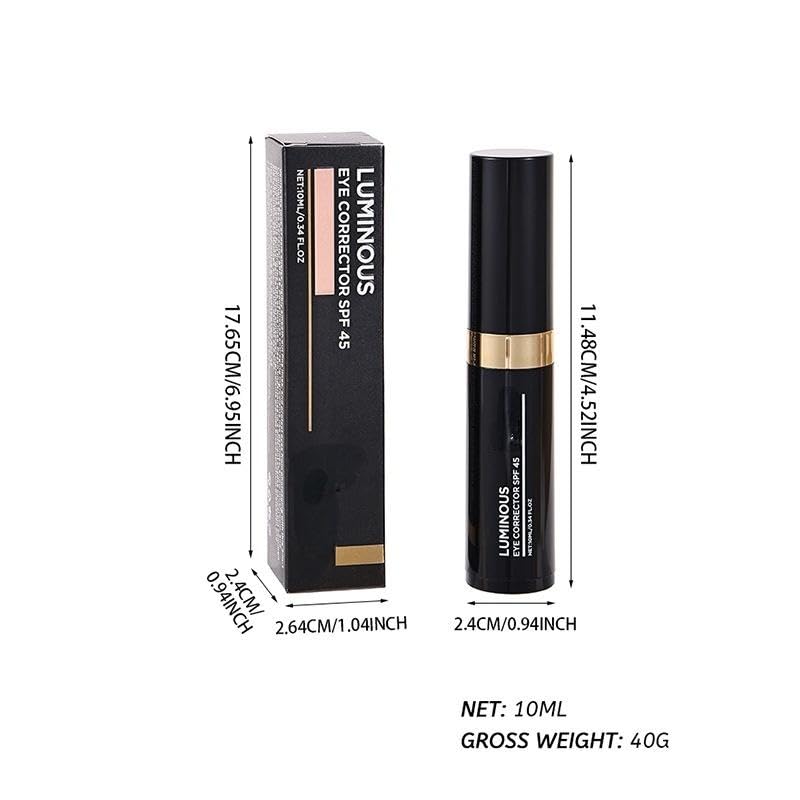 Absolutely Beautiful Under Eye Concealer - Brightens in Seconds, Crease-Proof & Lightweight, Half Pump for Both Eyes?10ml/0.34oz, Under Eye Coverage