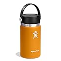 HYDRO FLASK - Flex Sip Lid for Wide Mouth 354ml (12 OZ) - Leakproof - Honeycomb Insulated Lid with Flex Strap for Easy Carrying - BPA-Free