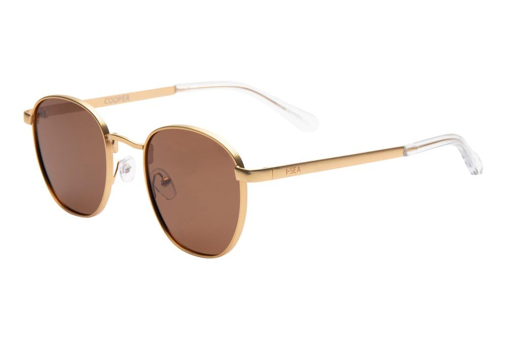 I-SEA Women's Sunglasses - Cooper (GOLD/BROWN POLARIZED), 50mm