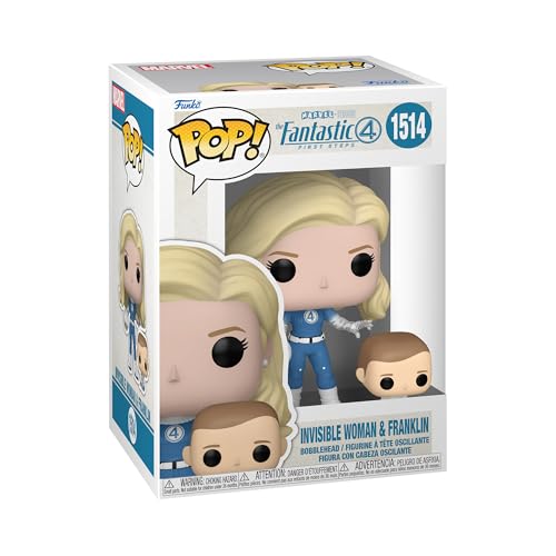 Funko Pop! & Buddy: The Fantastic Four: First Steps - Invisible Woman - Fantastic Four (2025) - Collectable Vinyl Figure - Gift Idea - Official…