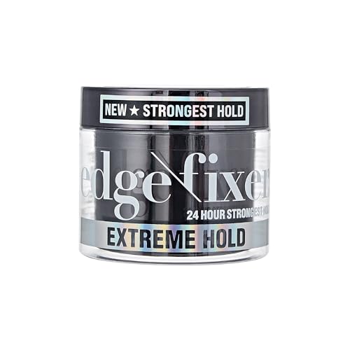Red by Kiss Edge Fixer Extreme Hold, Strong Edge Control with 24-Hour Hold, Infused with Biotin for Nourishment & Hydration, No Flaking or Oily