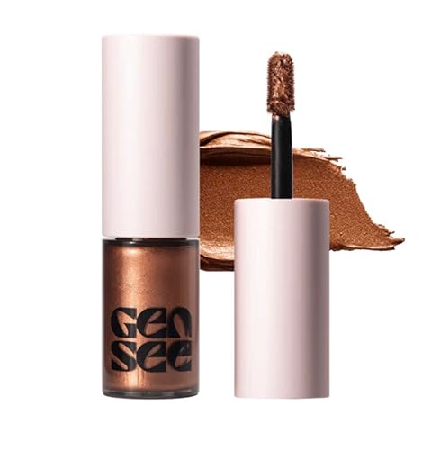 Gen See Mixed Media Metallic Liquid Eyeshadow - Bronze Age