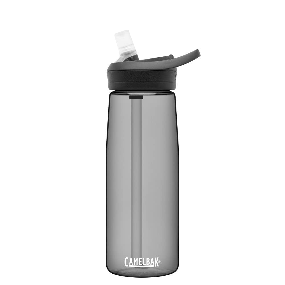 CamelBak Eddy+ Bite Valve Straw Tritan Renew Water Bottle Charcoal 2.0, 25oz