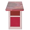 Juvia's Place Blushed Duo Blush Volume3 - Two Tone Pigmented Buildable Pressed Mineral Powder - Rosy Natural Cheeks Matte Fresh Finish for All Skin