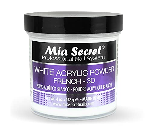 Mia Secret White Acrylic Powder (4oz) Beauty & Personal Care Mia Secret