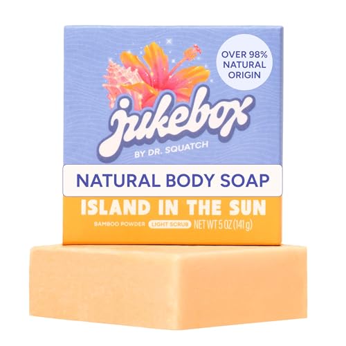 JUKEBOX Natural Women’s Bar Soap - Creamy Lather - Shower & Bath Soap, Crafted Using Cold Process With Natural Oils - No Harsh Ingredients - Island in
